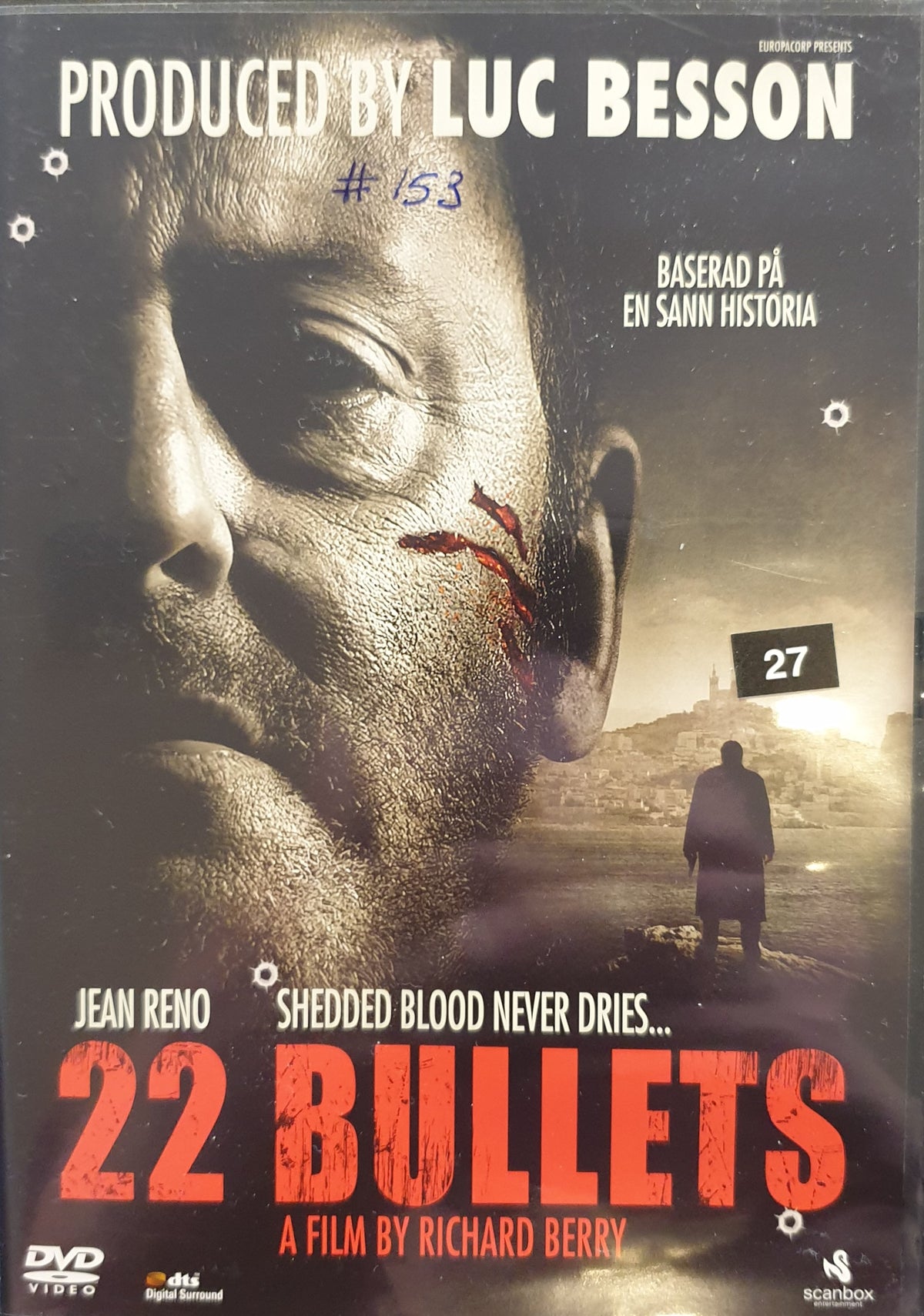 22 Bullets (2010) DVD – omslag