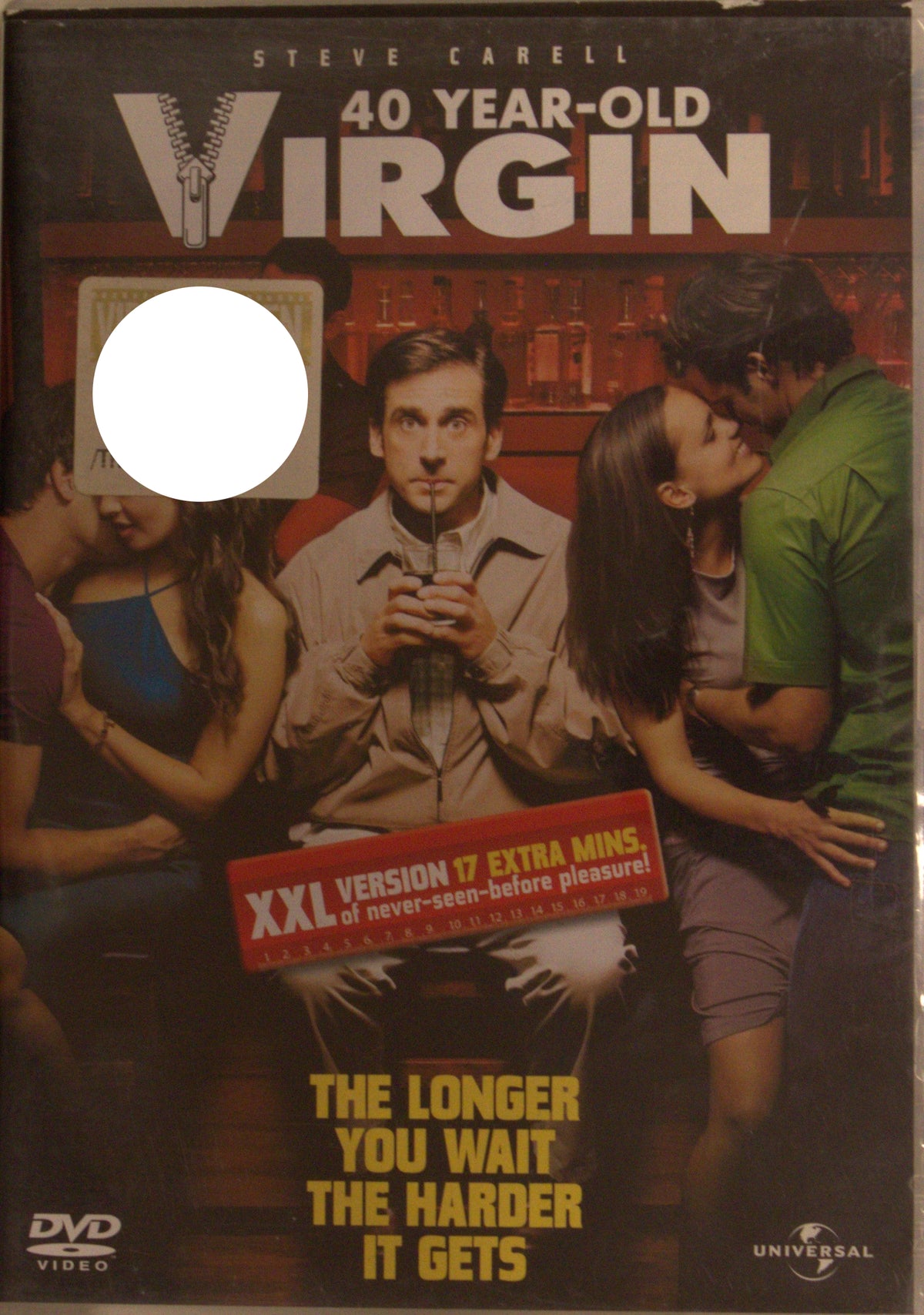 The 40-Year-Old Virgin (2005) DVD – omslag