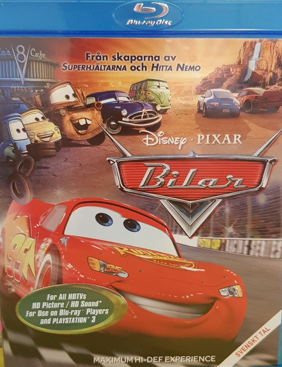 BILAR / CARS (NOT EXACTLY THIS COVER) - ALSO BLU-RAY 3D