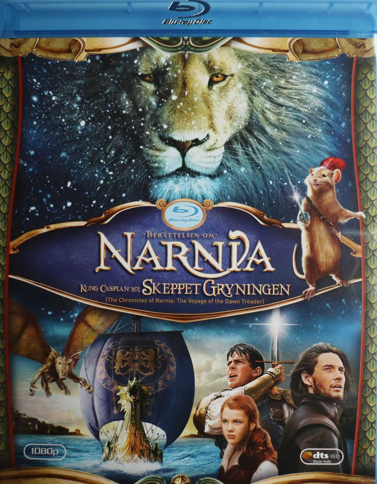 BERÄTTELSEN OM NARNIA: KUNG CASPIAN OCH SKEPPET GRYNINGEN - Blu-Ray