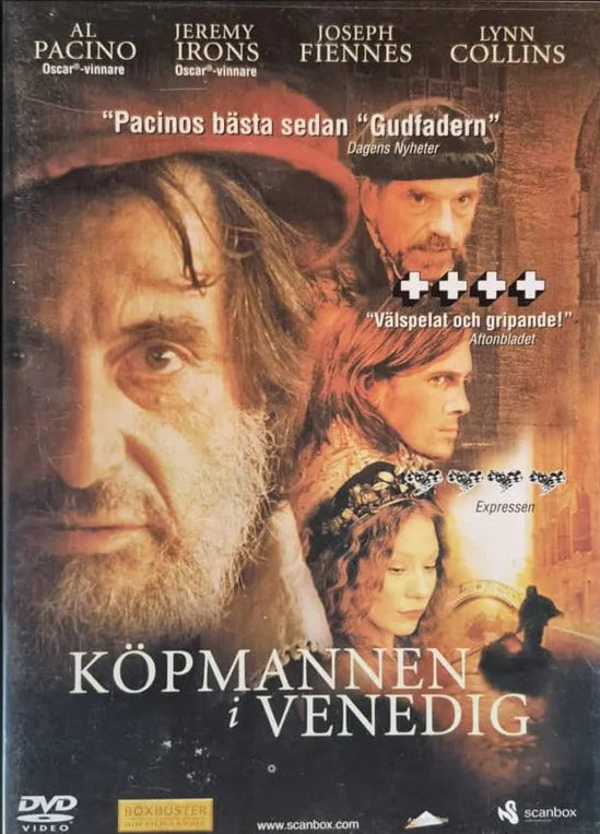 KÖPMANNEN I VENEDIG / THE MERCHANT OF VENICE - DVD
