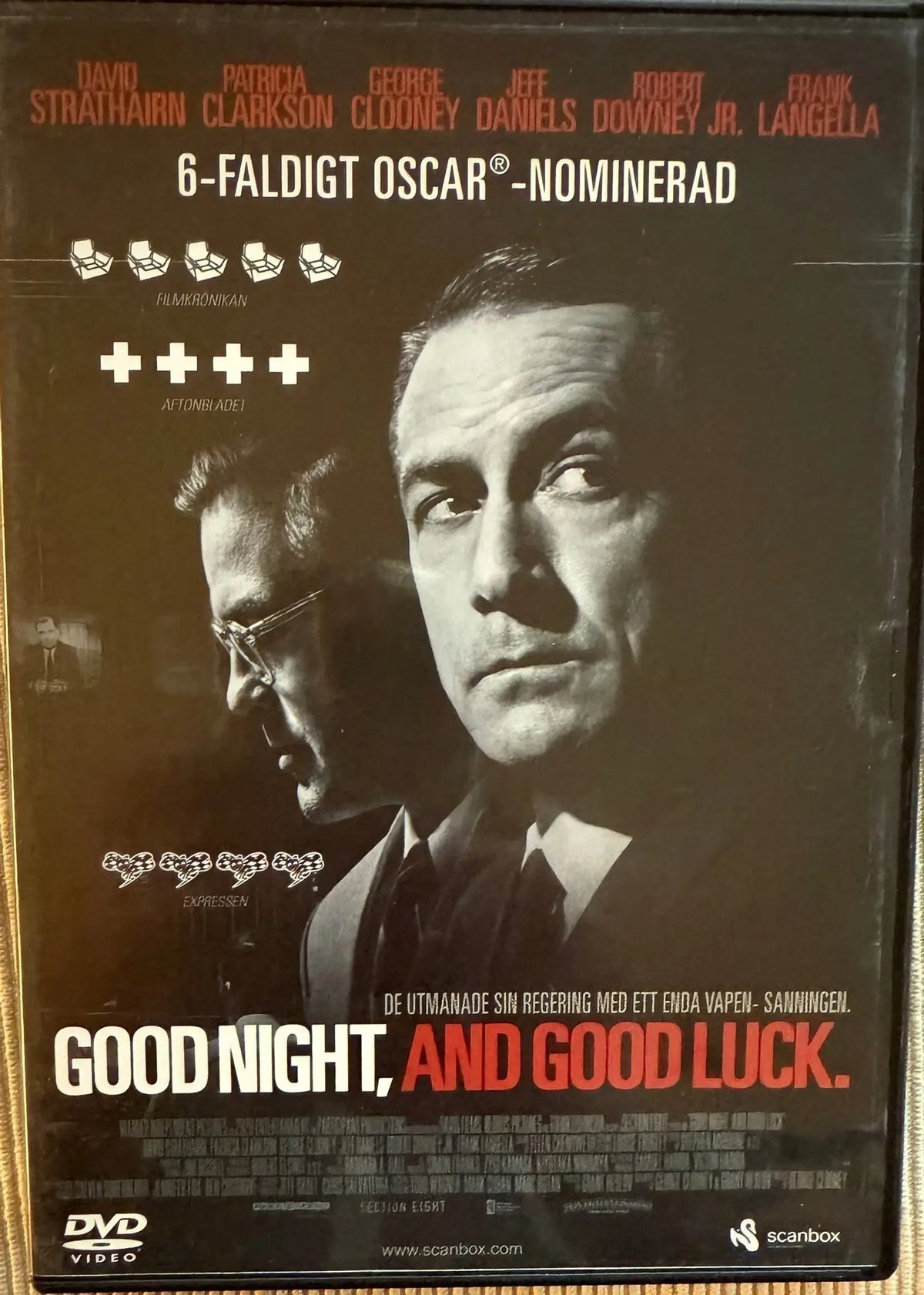 GOOD NIGHT, AND GOOD LUCK. - DVD