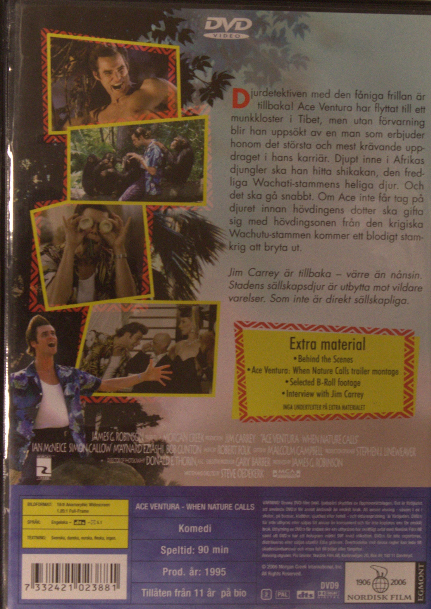 ACE VENTURA: DEN GALOPPERANDE DETEKTIVEN RIDER IGEN / WHEN NATURE CALLS