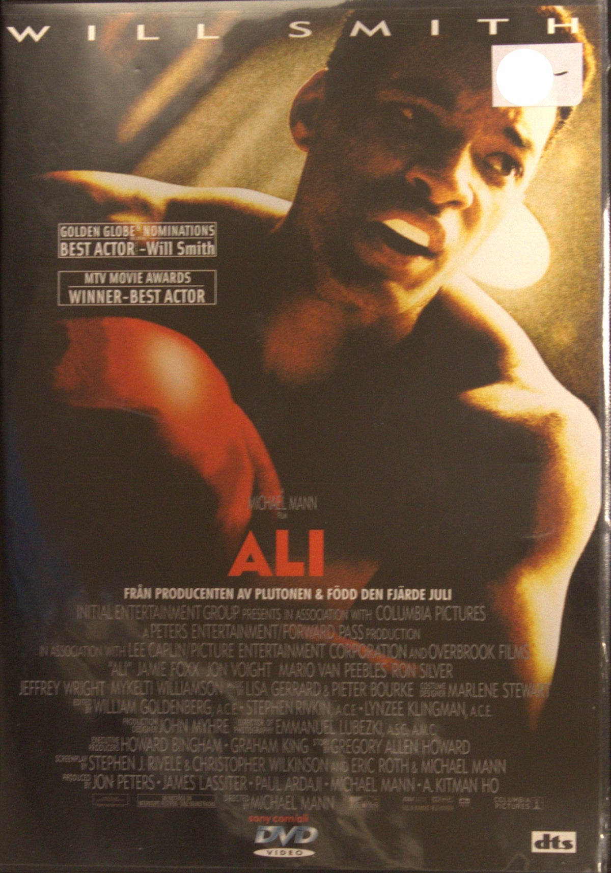 Ali (2001) DVD – omslag
