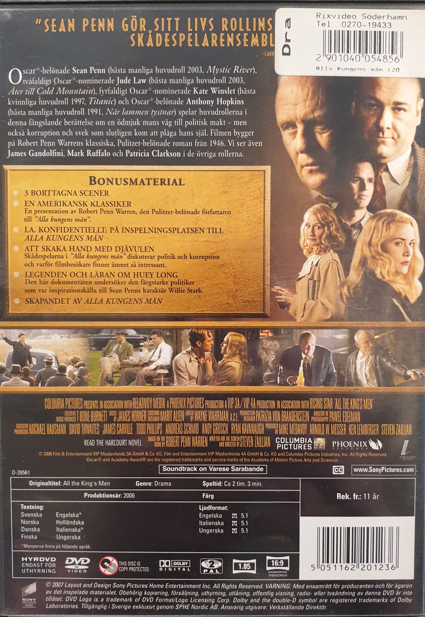 ALLA KUNGENS MÄN / ALL THE KING'S MEN - SPECIAL EDITION