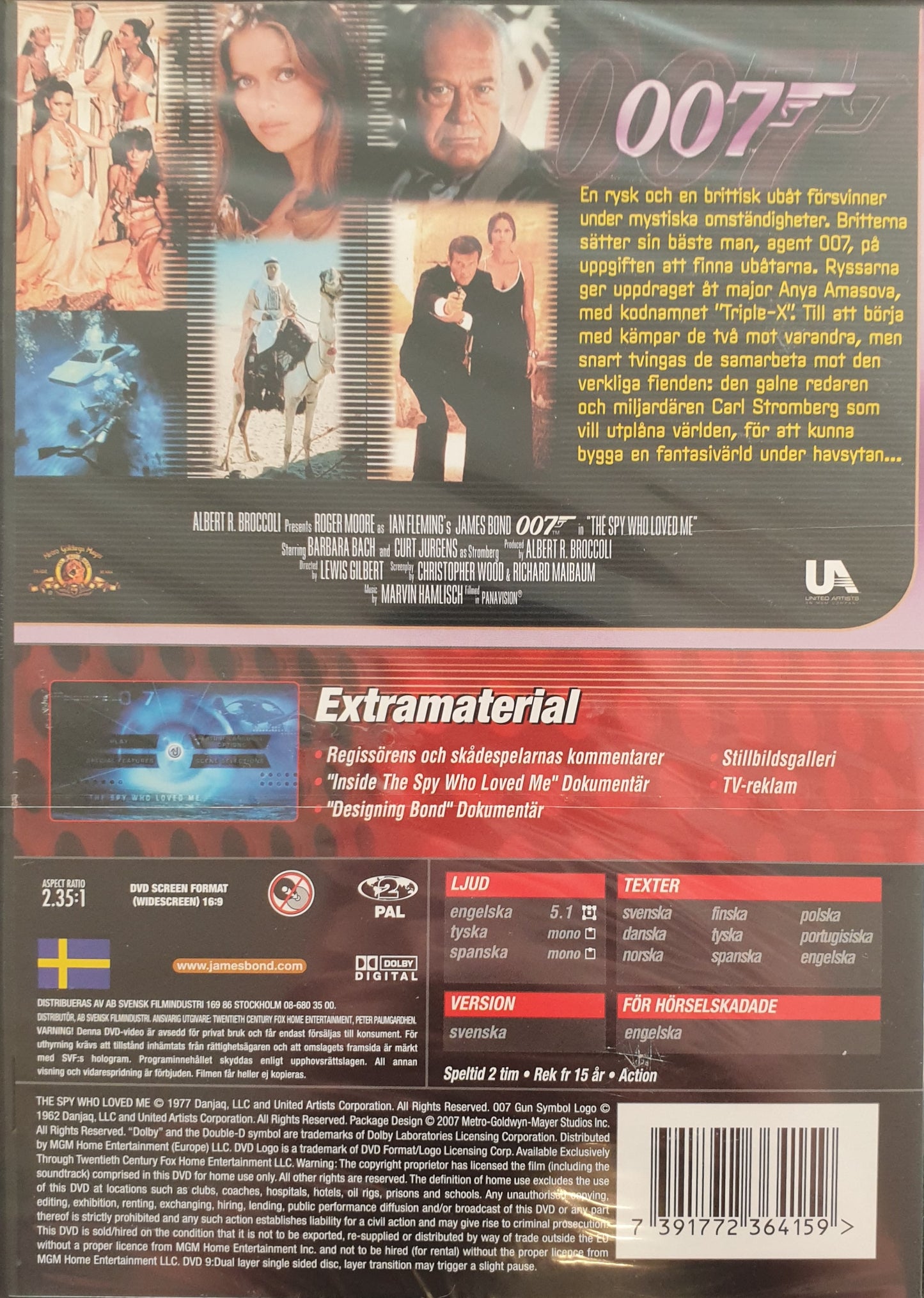 ÄLSKADE SPION / THE SPY WHO LOVED ME