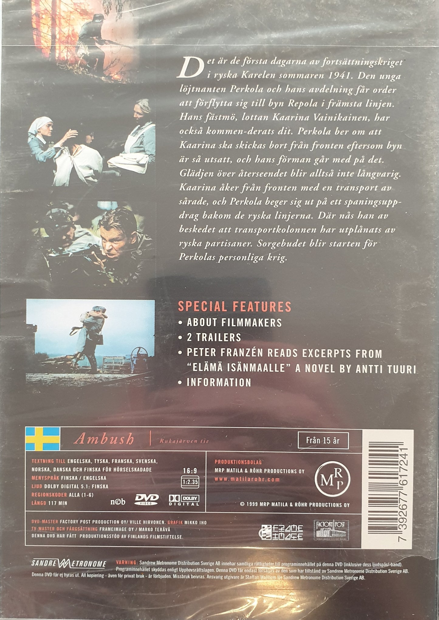 AMBUSH / RUKAJÄRVEN TIE / BAKHÅLL