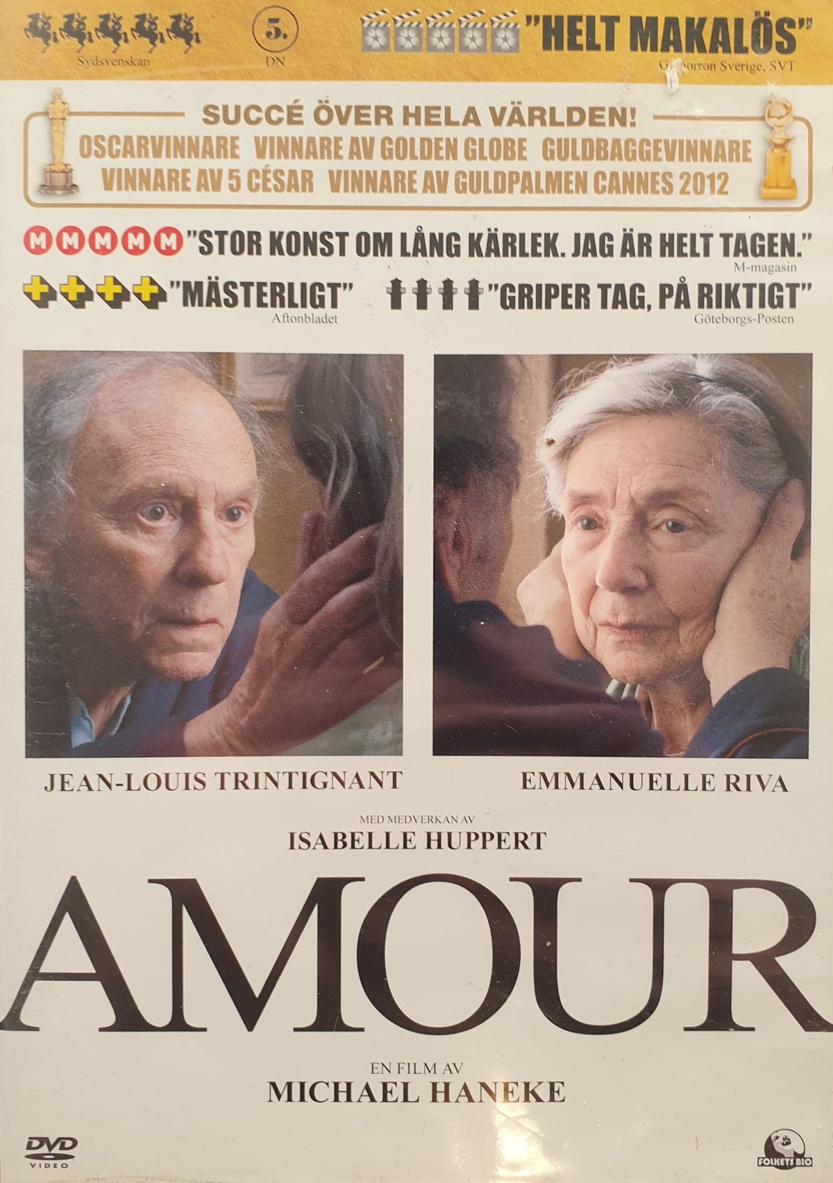 Amour (2012) DVD – omslag