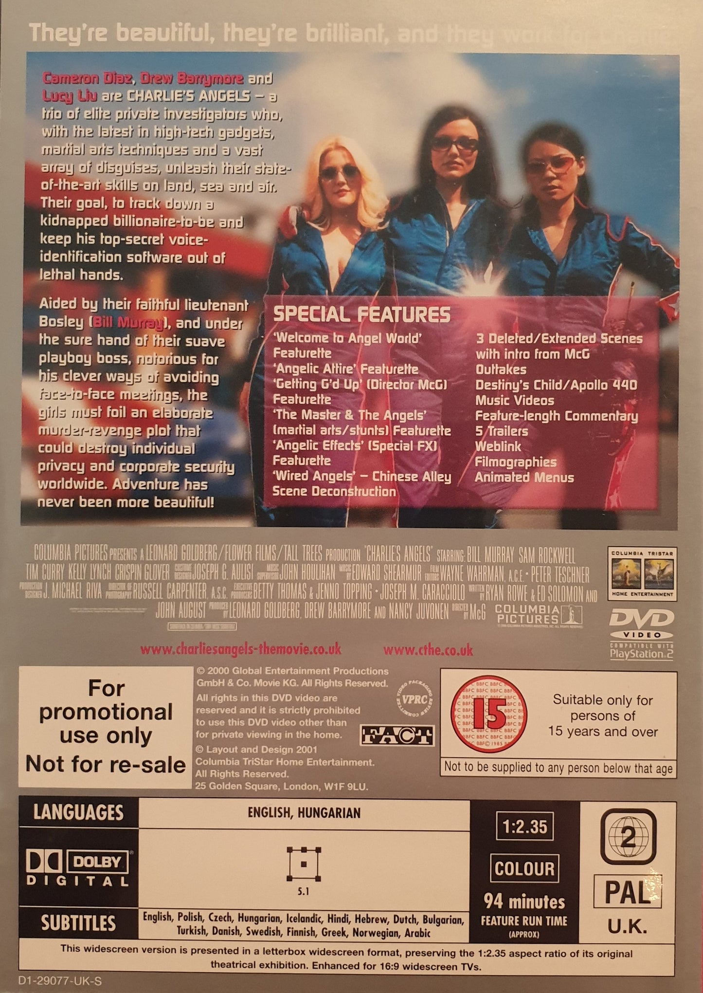 CHARLIE'S ANGELS / CHARLIES ÄNGLAR