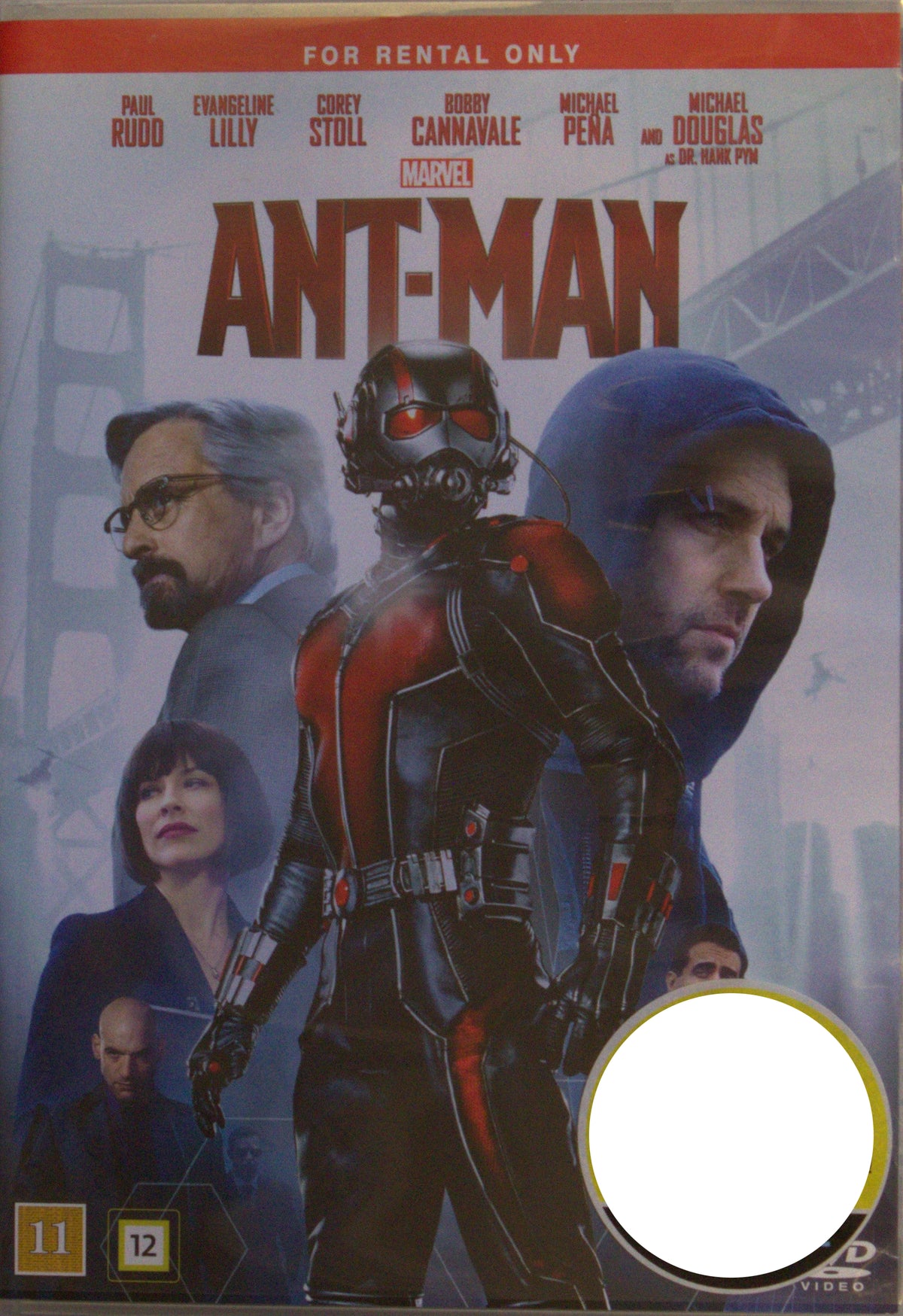 Ant-Man (2015) DVD – omslag