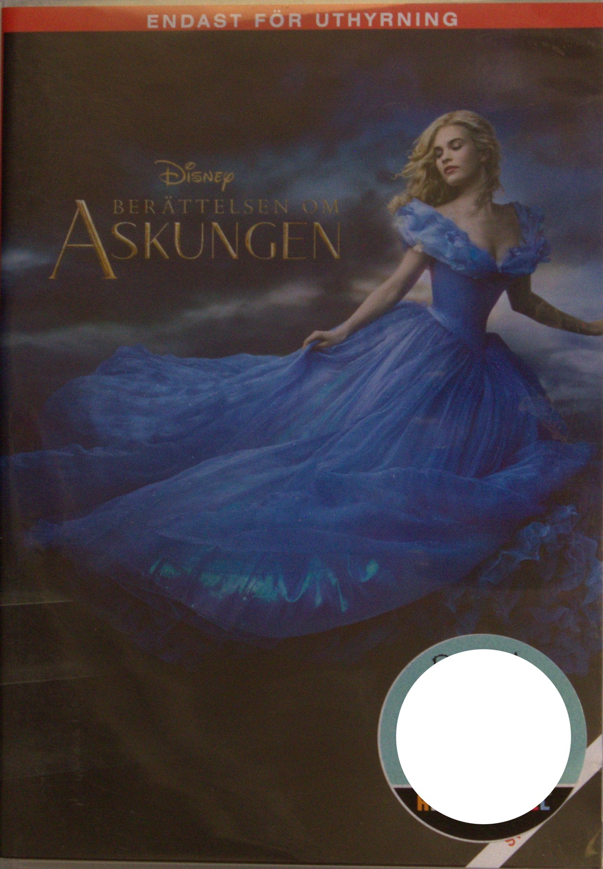 Berättelsen om Askungen / Cinderella (2015) DVD – omslag