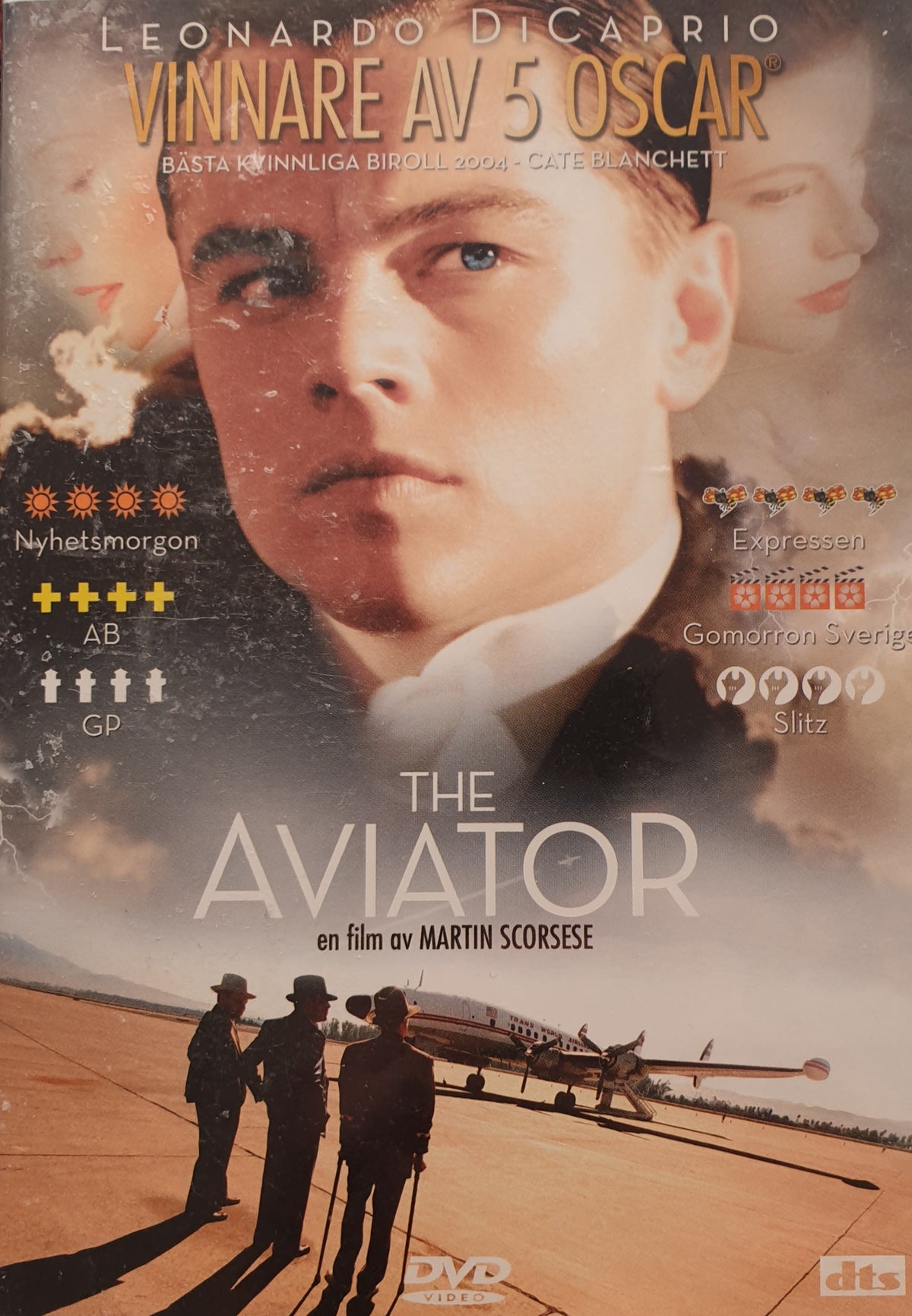 The Aviator (2004) DVD – omslag