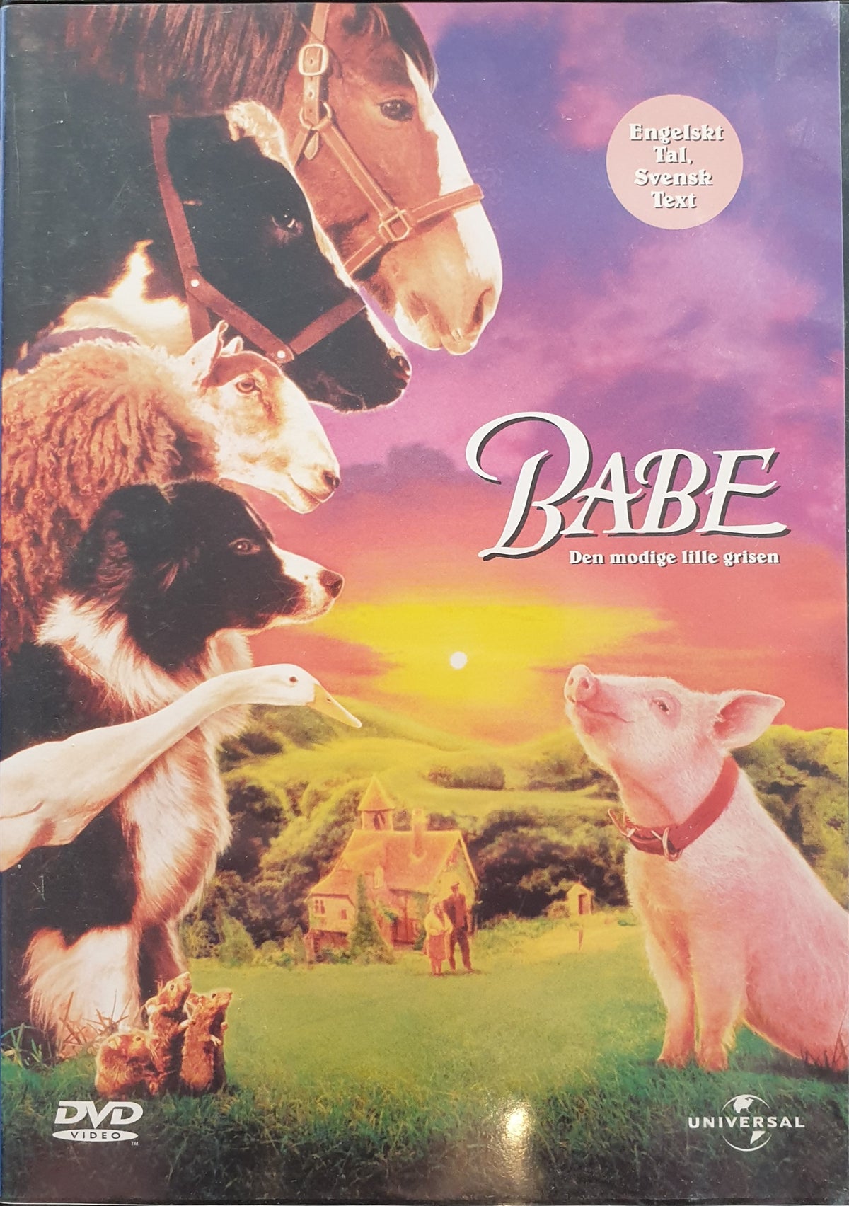 Babe – Den modiga lilla grisen (1995) DVD – omslag