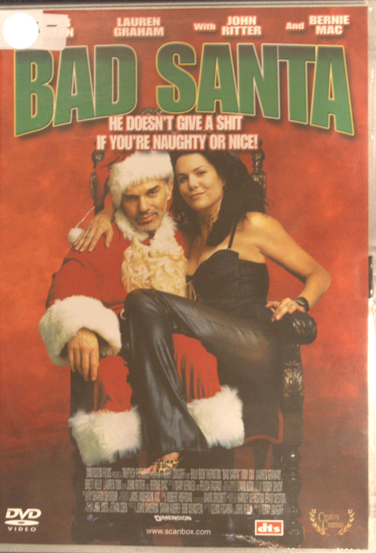 Bad Santa (2003) DVD – omslag