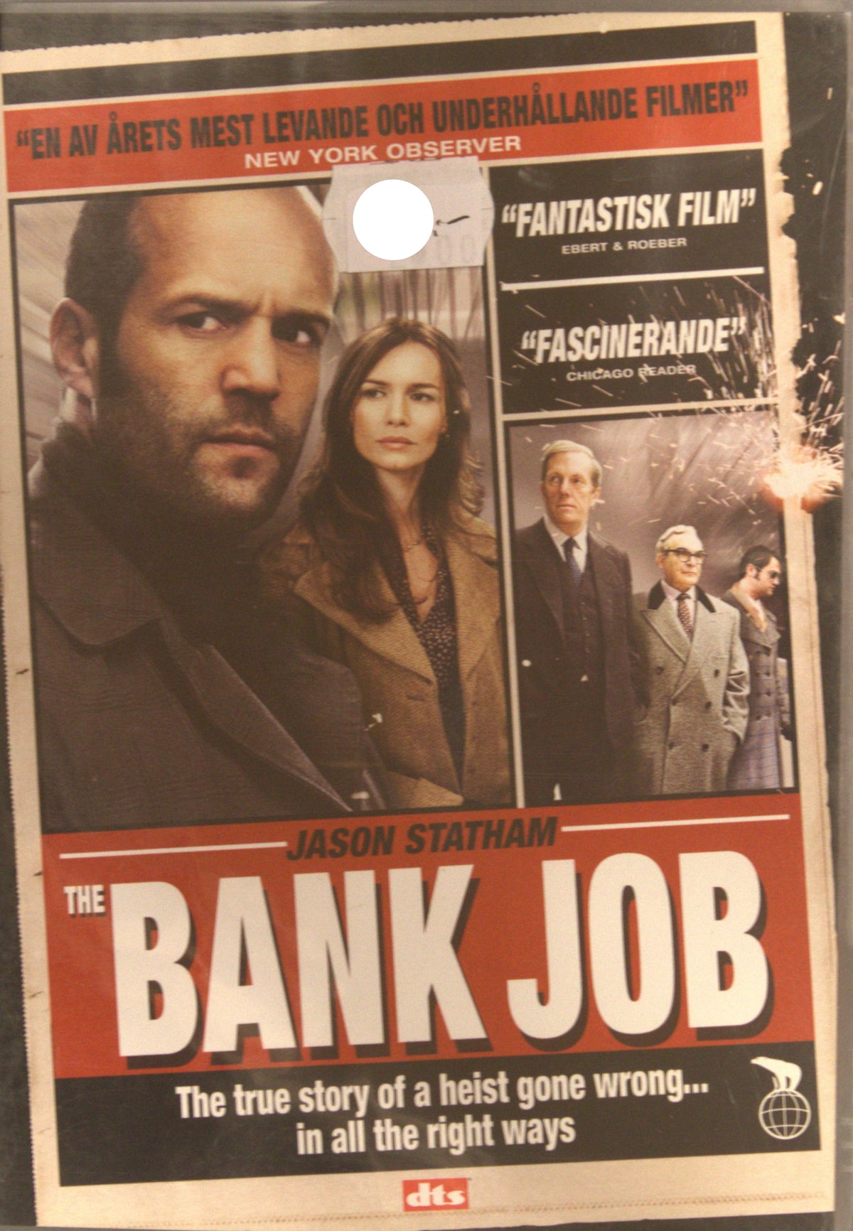 The Bank Job (2008) DVD – omslag