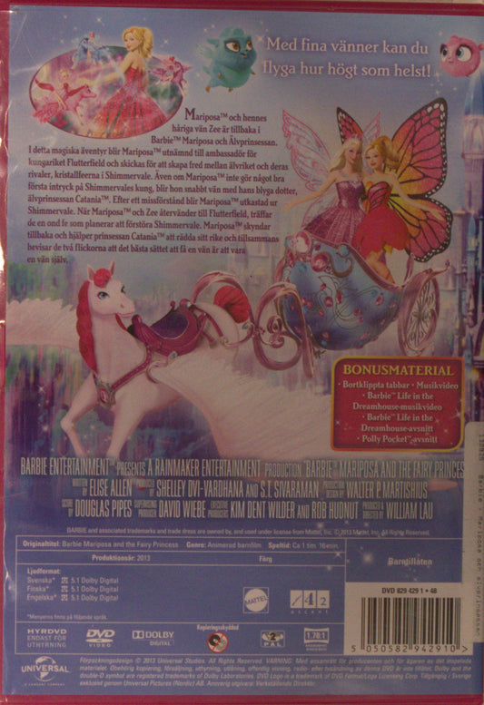 BARBIE: MARIPOSA OCH ÄLVPRINSESSAN / MARIPOSA AND THE FAIRY PRINCESS