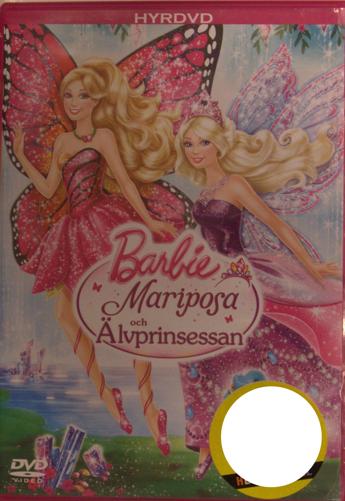 Barbie: Mariposa och älvprinsessan (2013) DVD – omslag