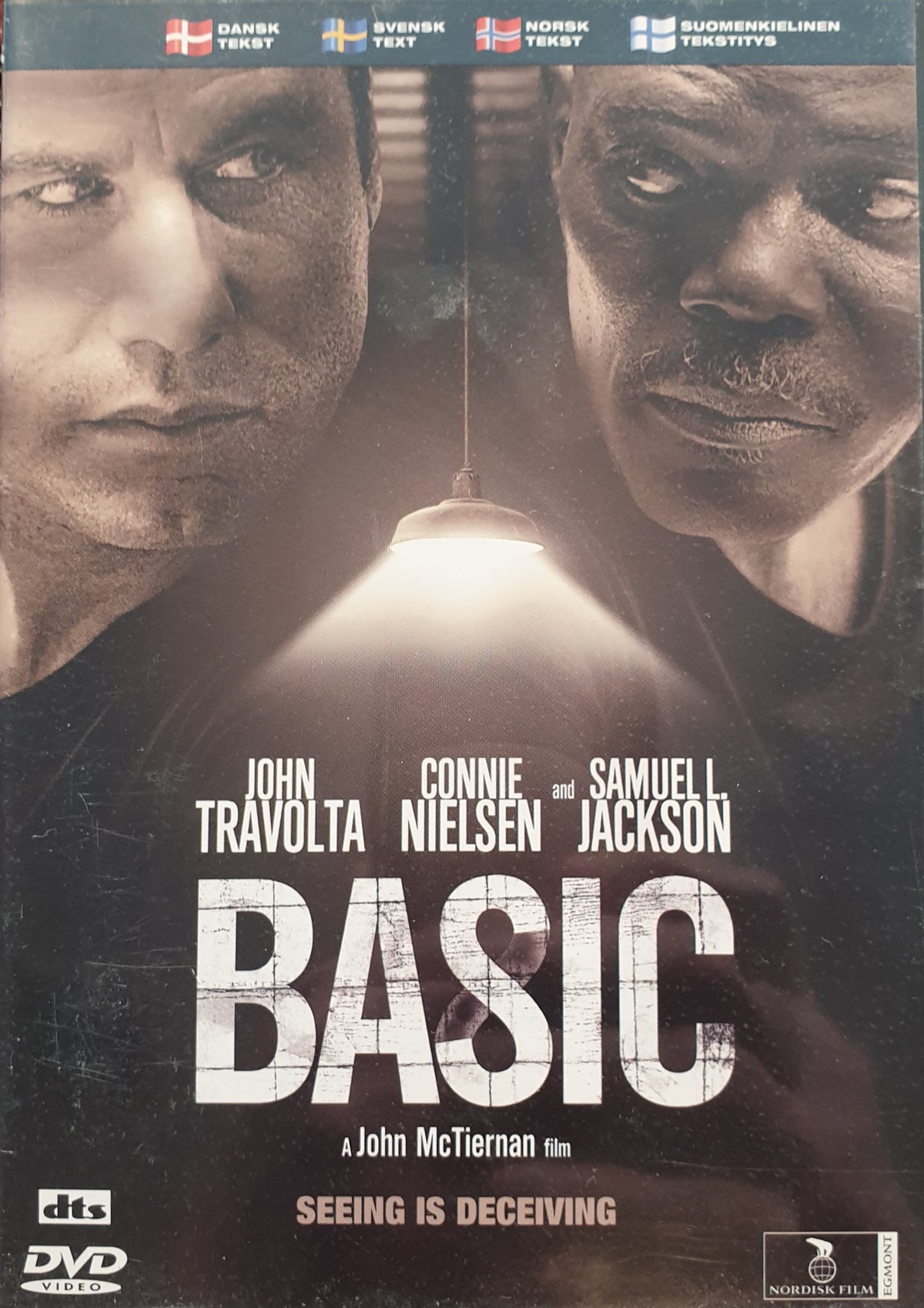 Basic – Farligt uppdrag (2003) DVD – omslag