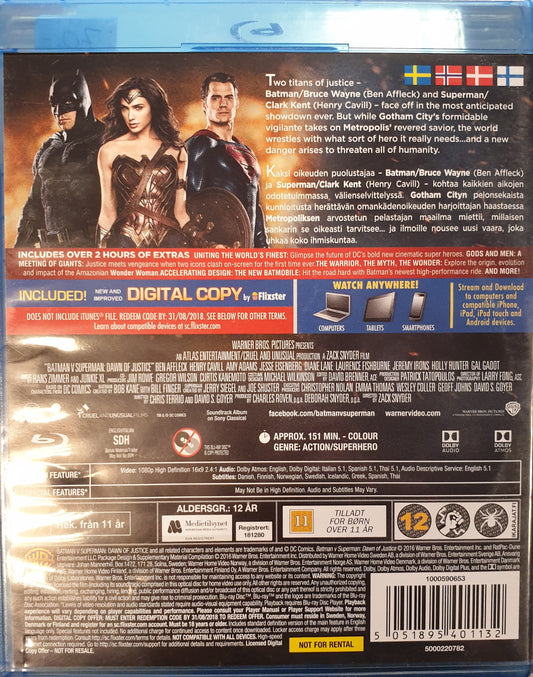 BATMAN V SUPERMAN: DAWN OF JUSTICE