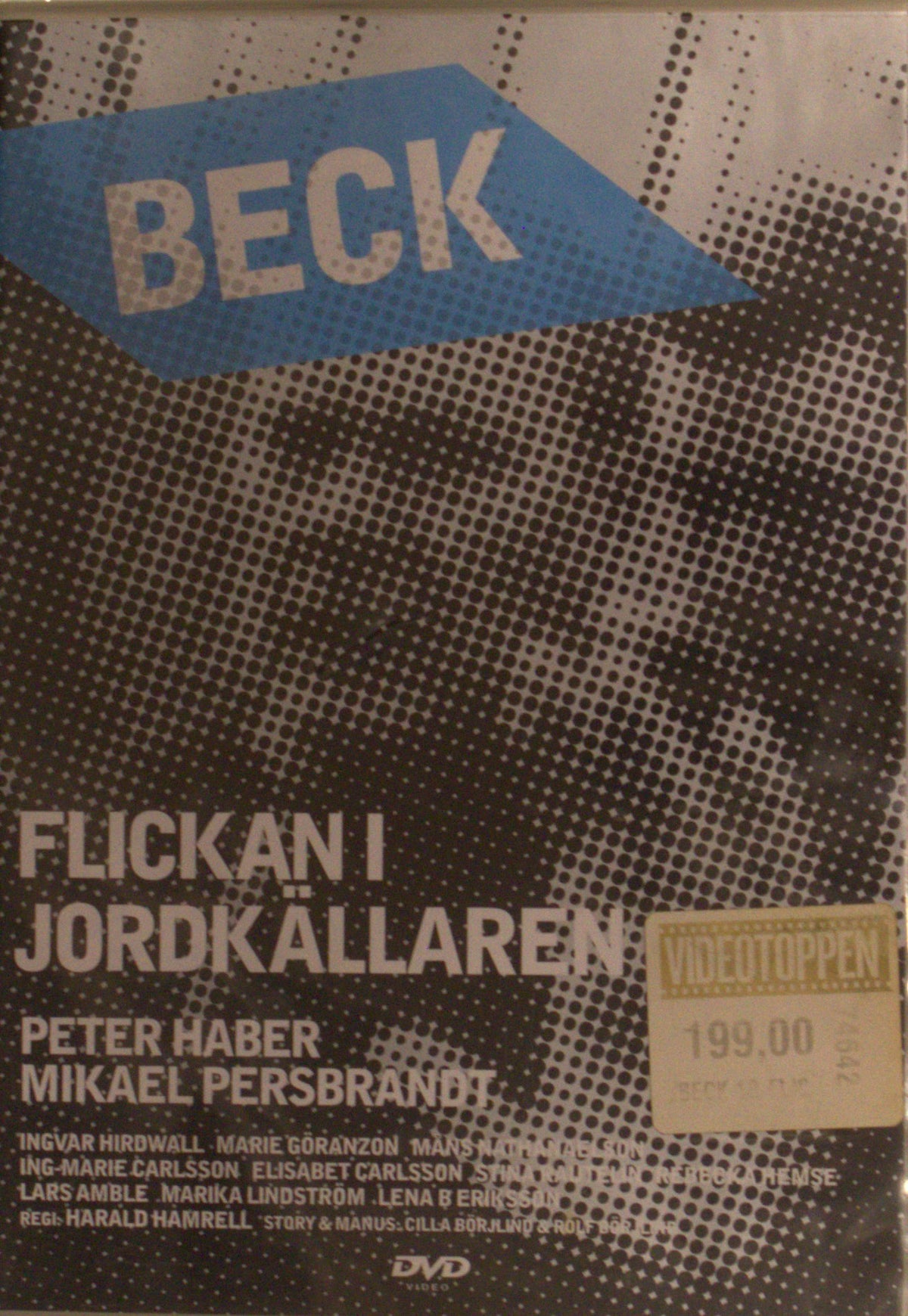 Beck – Flickan i jordkällaren (2006) DVD – omslag