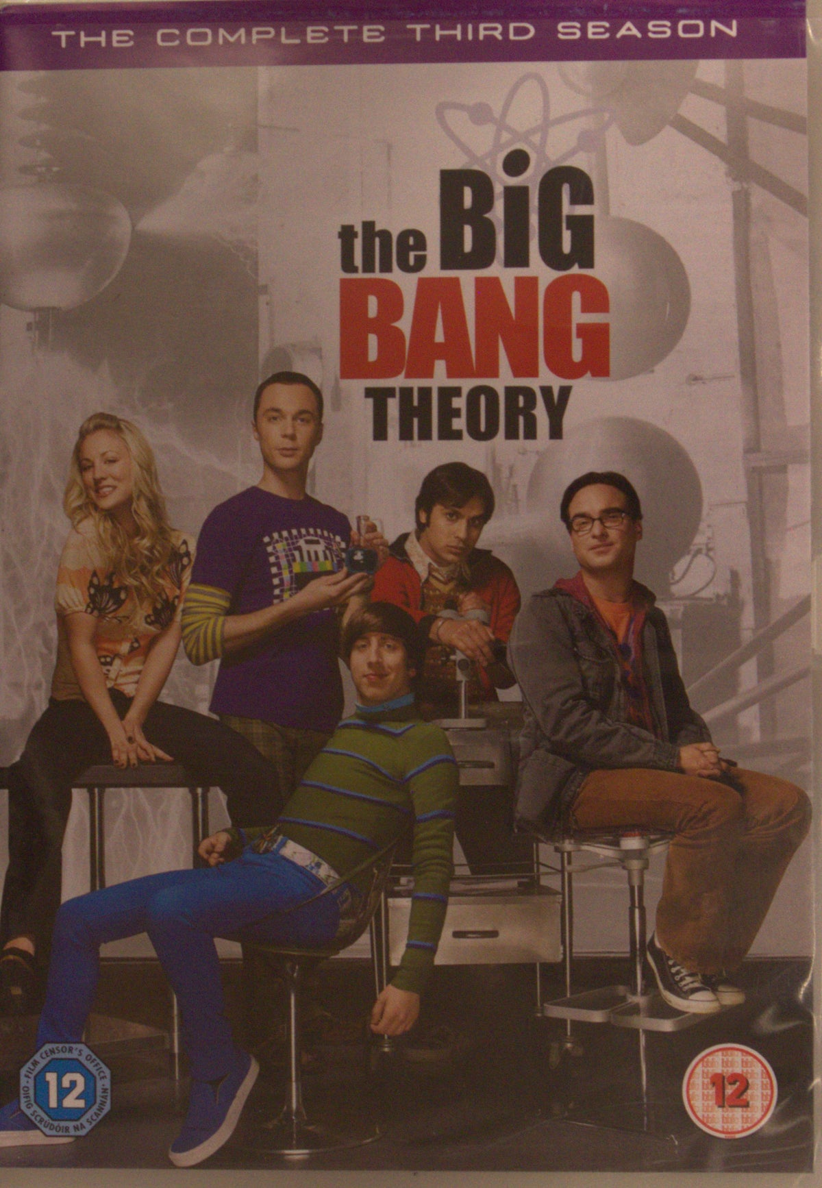 The Big Bang Theory – Tredje säsongen (2009) DVD – omslag