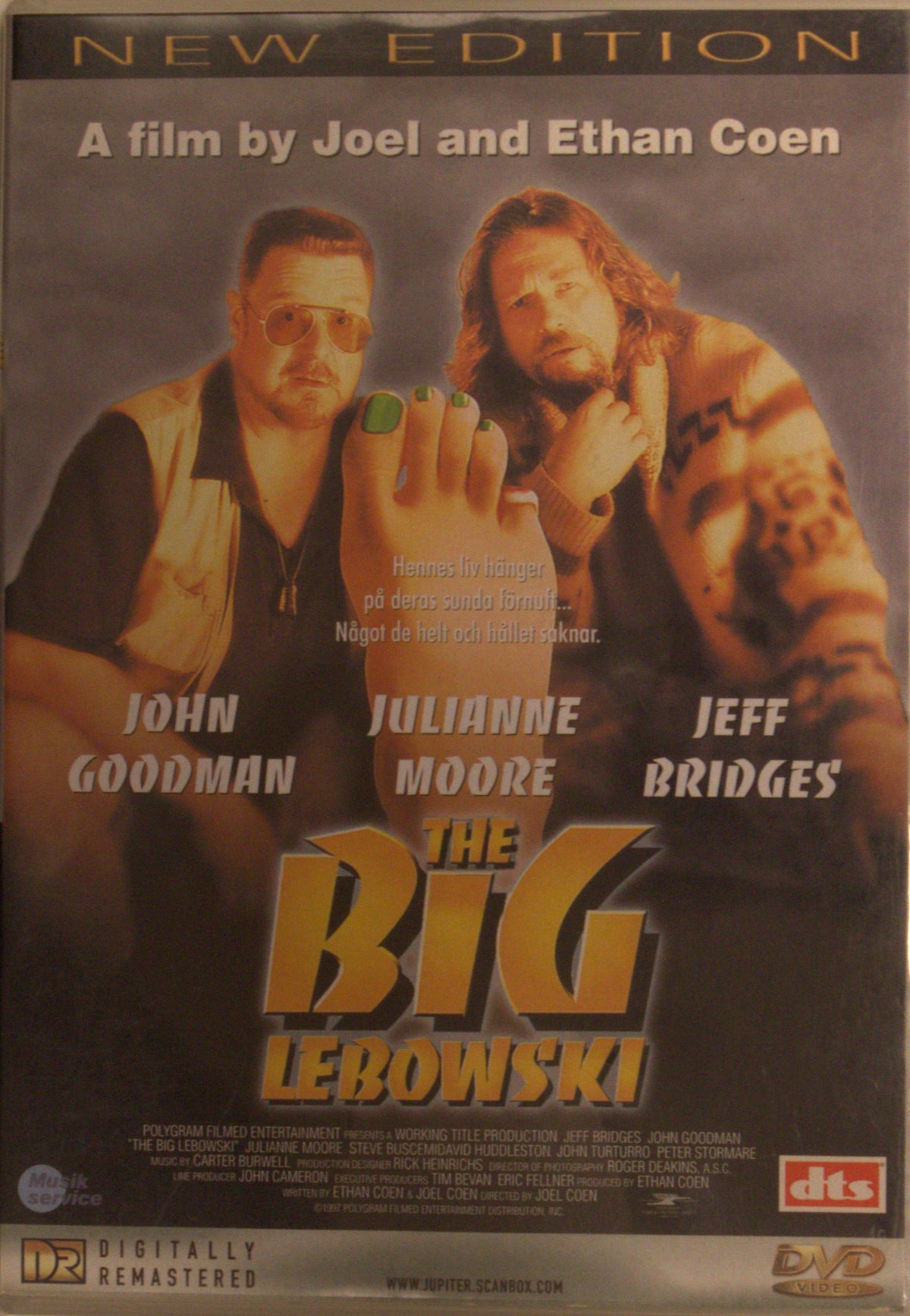 The Big Lebowski (1998) DVD – omslag