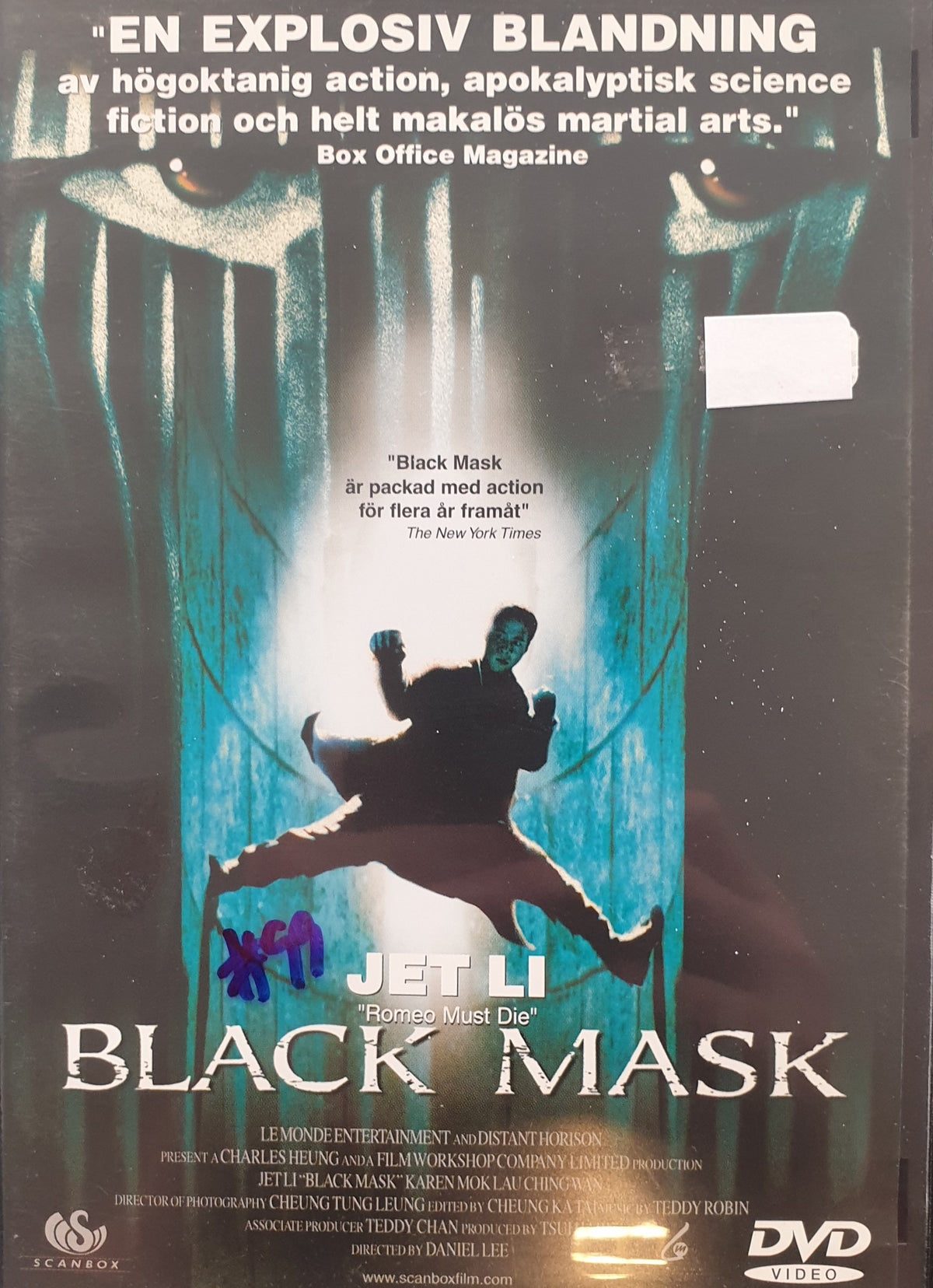 Black Mask / Hak Hap (1996) DVD – omslag