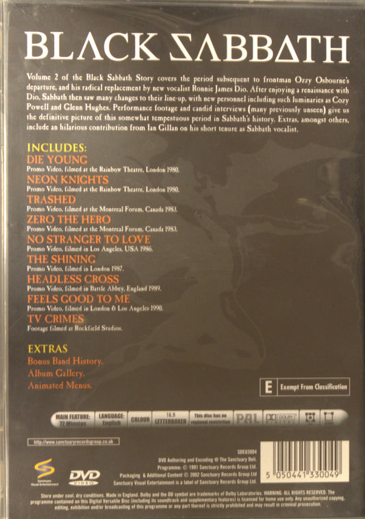 BLACK SABBATH - THE BLACK SABBATH STORY VOLUME TWO