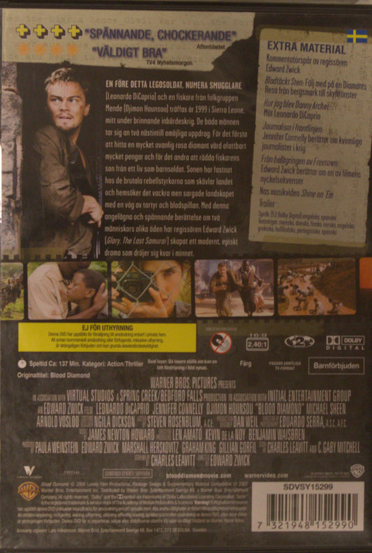 BLOOD DIAMOND - TVÅ DISCAR - SPECIALUTGÅVA