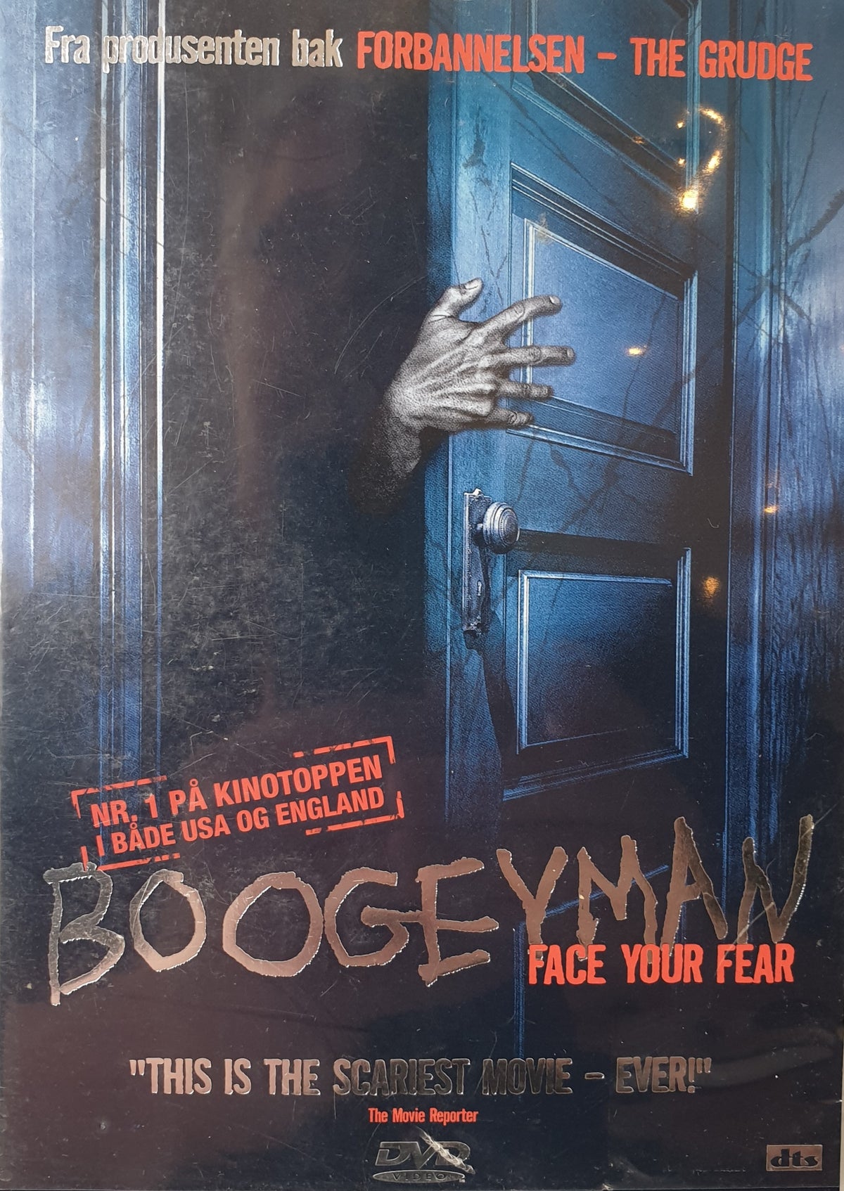Boogeyman – norsk utgåva med svensk text (2005) DVD – omslag
