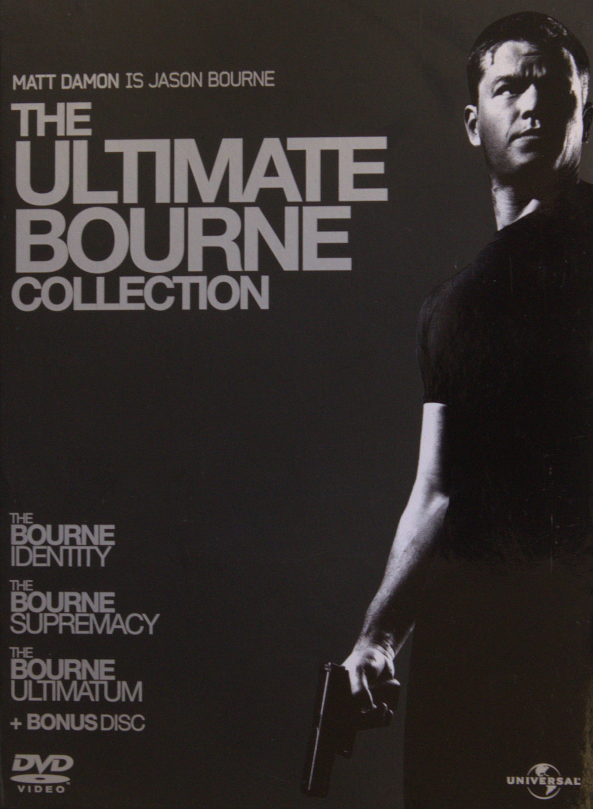 The Ultimate Bourne Collection (2002 / 2004 / 2007) DVD – omslag