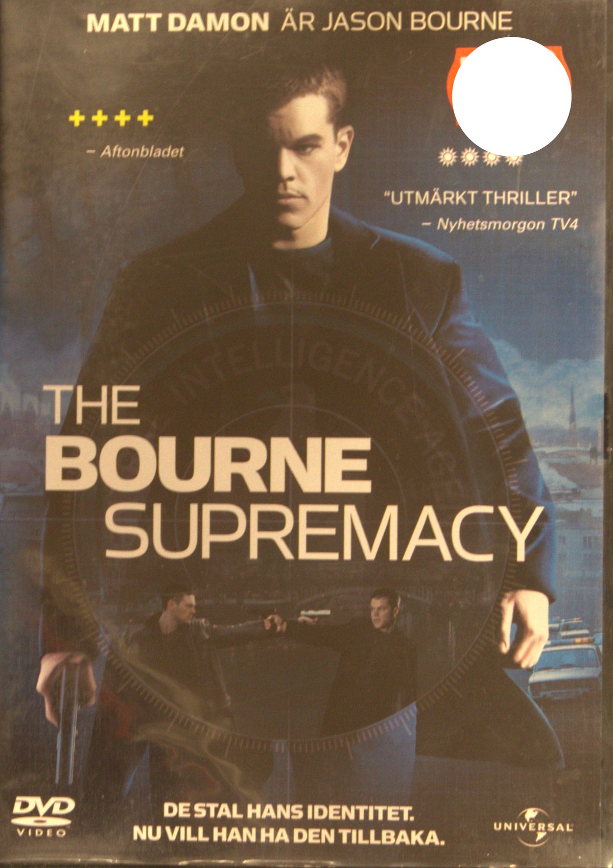 The Bourne Supremacy (2004) DVD – omslag