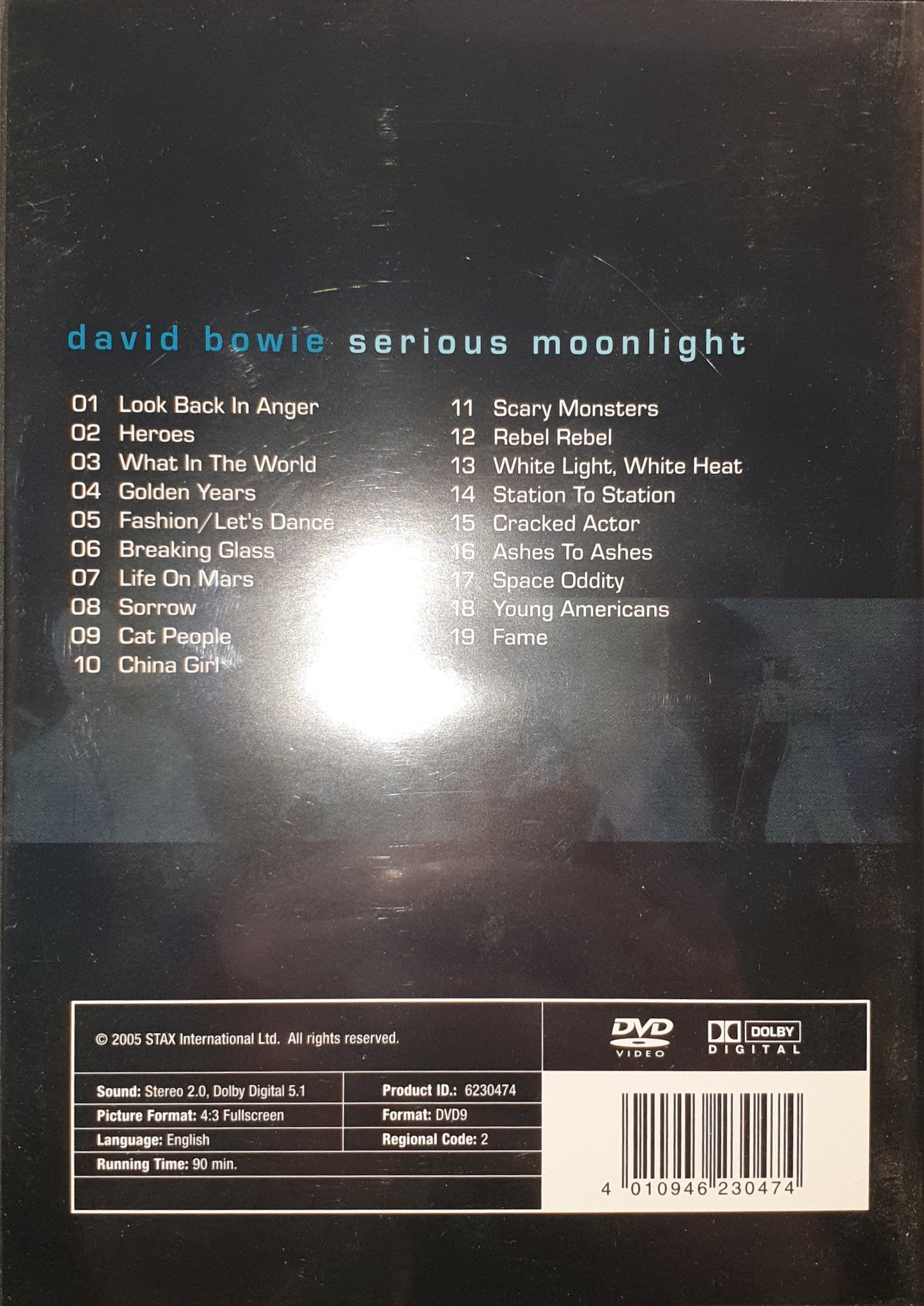 DAVID BOWIE: SERIOUS MOONLIGHT