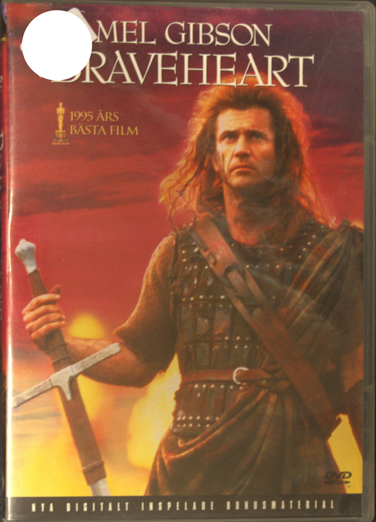Braveheart (1995) DVD – omslag