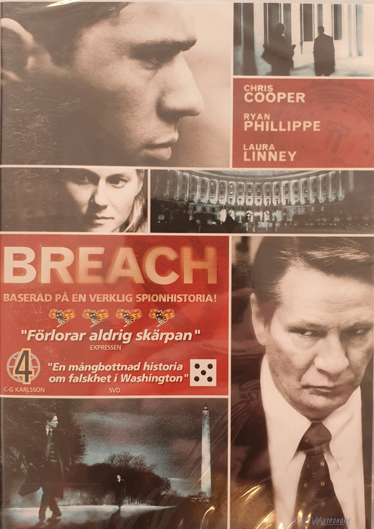 Breach (2007) DVD – omslag