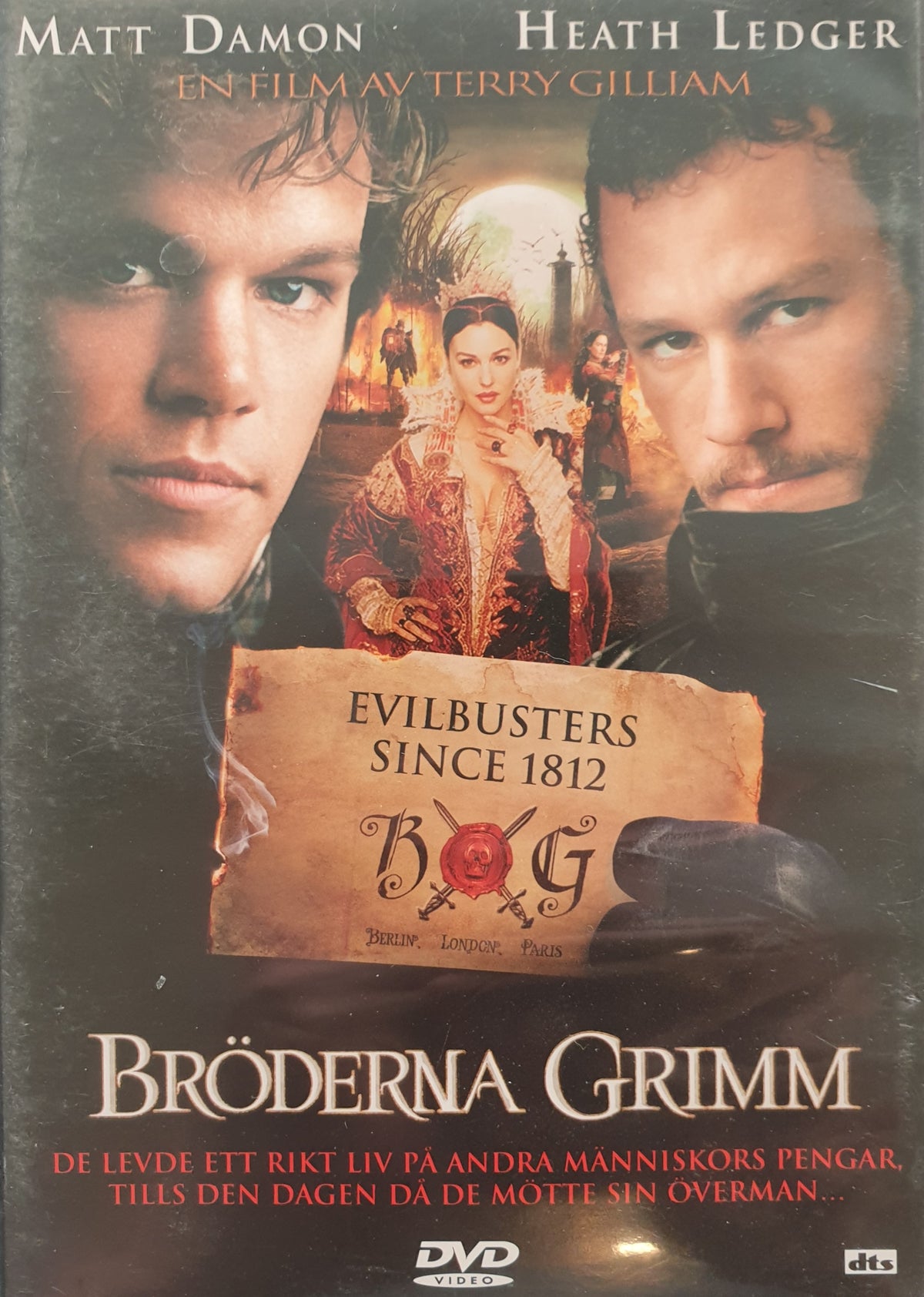 Bröderna Grimm / The Brothers Grimm (2005) DVD – omslag