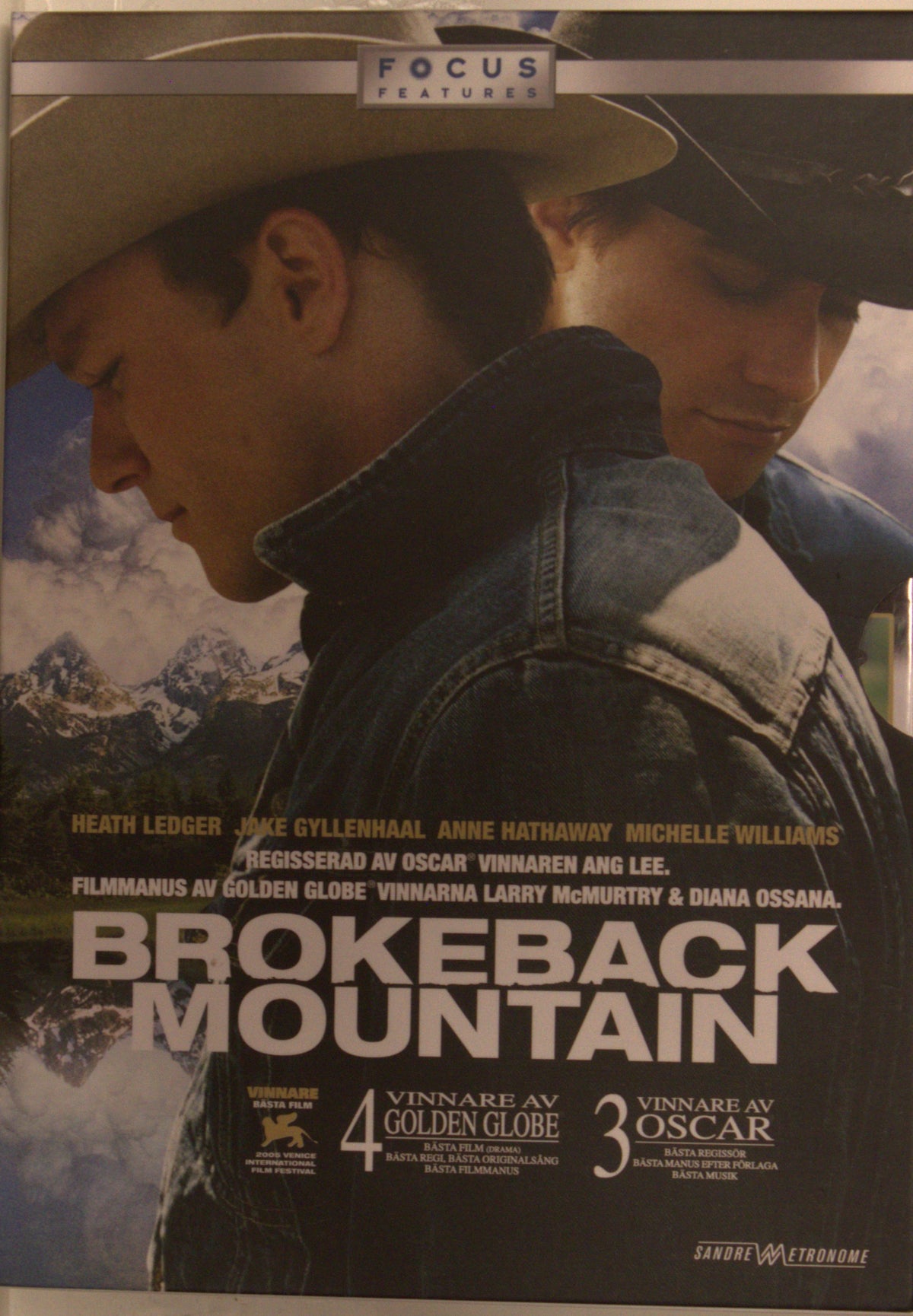 Brokeback Mountain (2005) DVD – omslag
