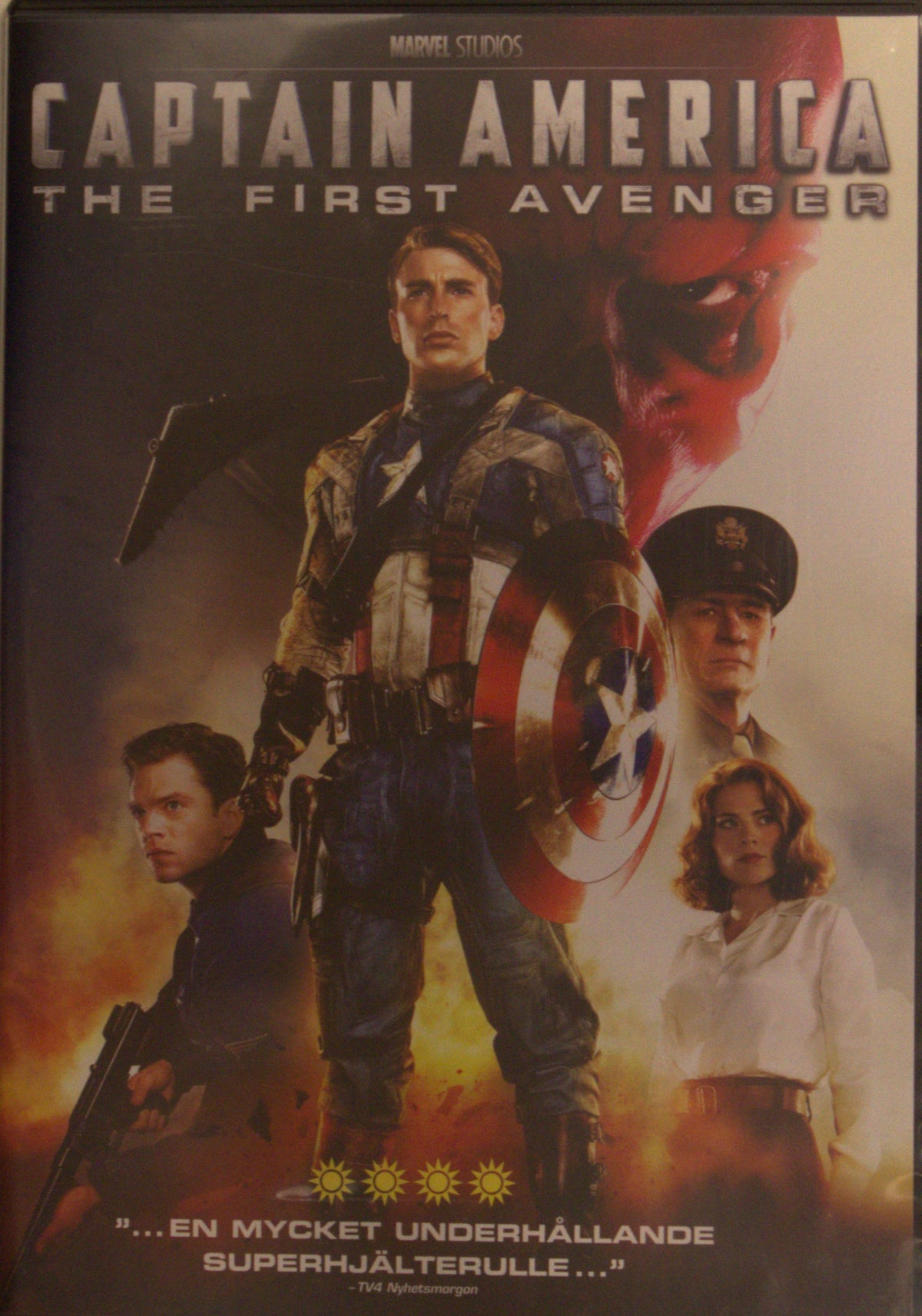 Captain America: The First Avenger (2011) DVD – omslag