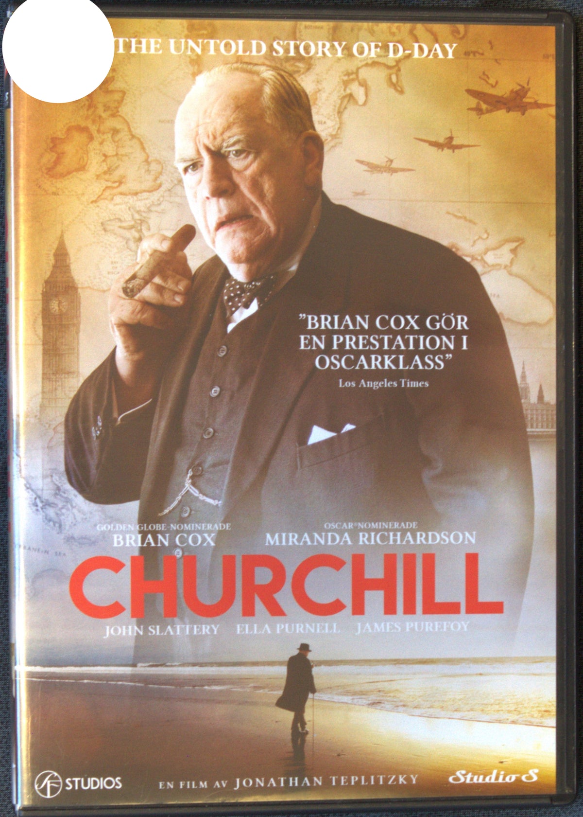 Churchill (2017) DVD – omslag