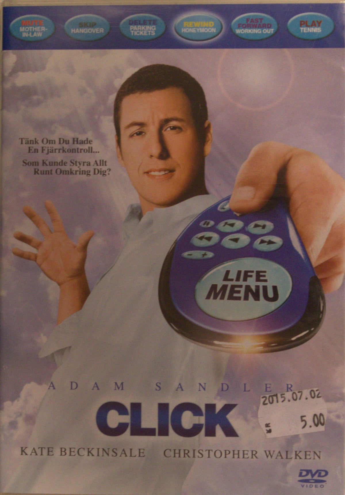 Click (2006) DVD – omslag