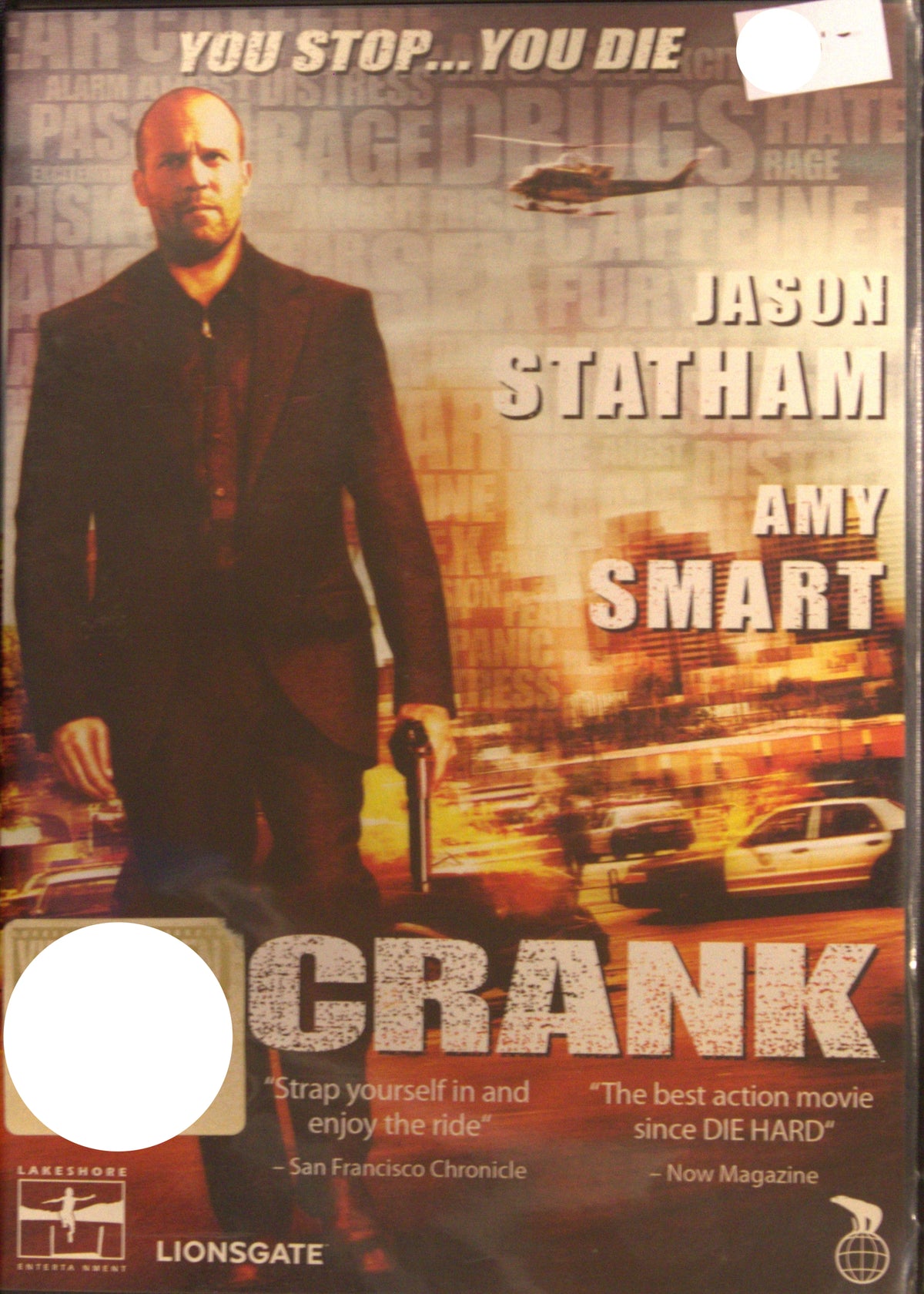 Crank (2006) DVD – omslag