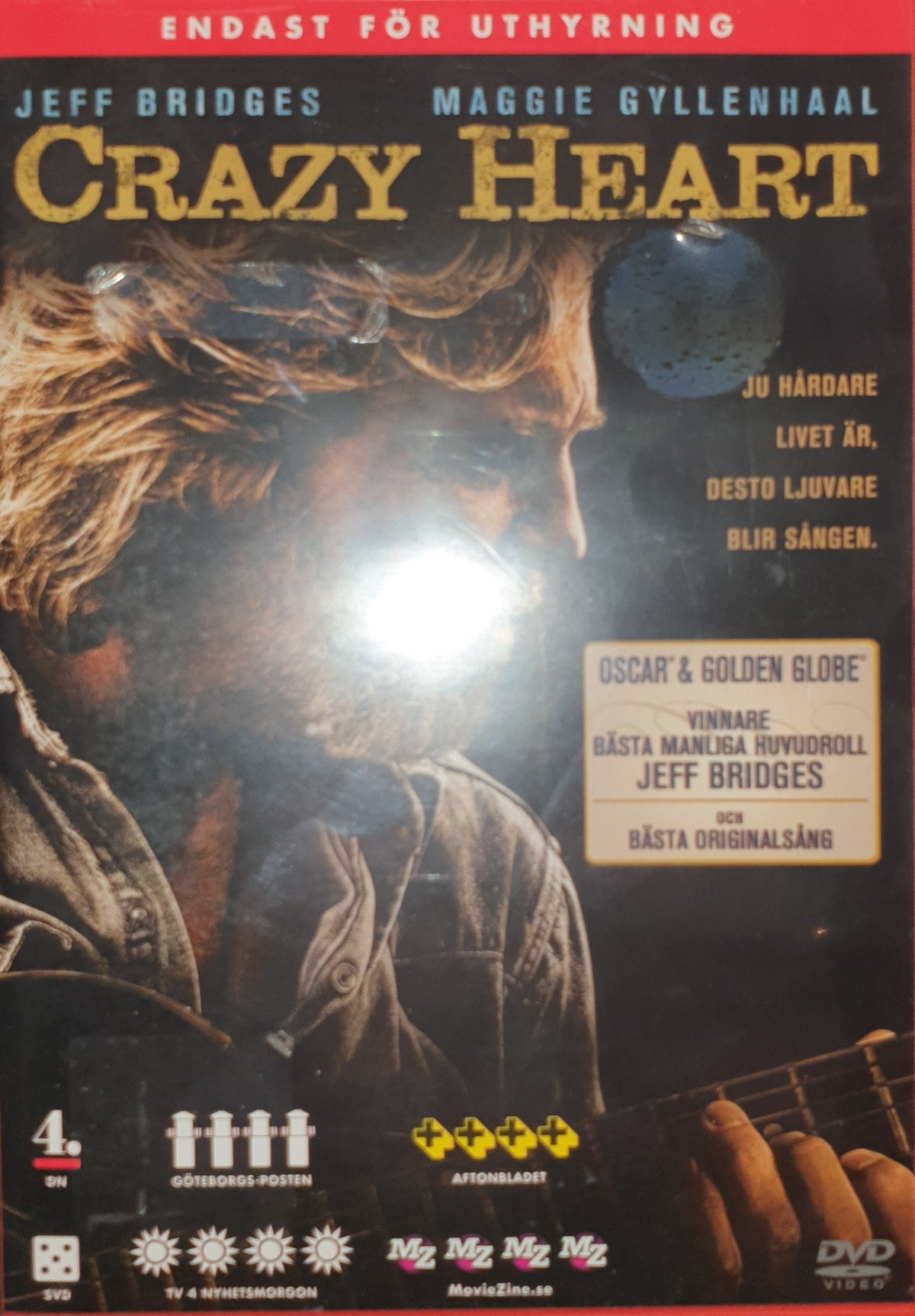 Crazy Heart (2009) DVD – omslag