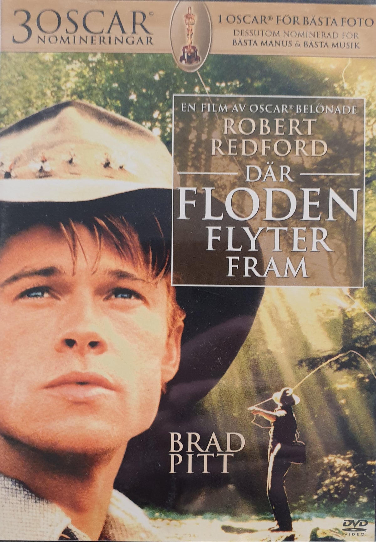 Där floden flyter fram / A River Runs Through It (1992) DVD – omslag