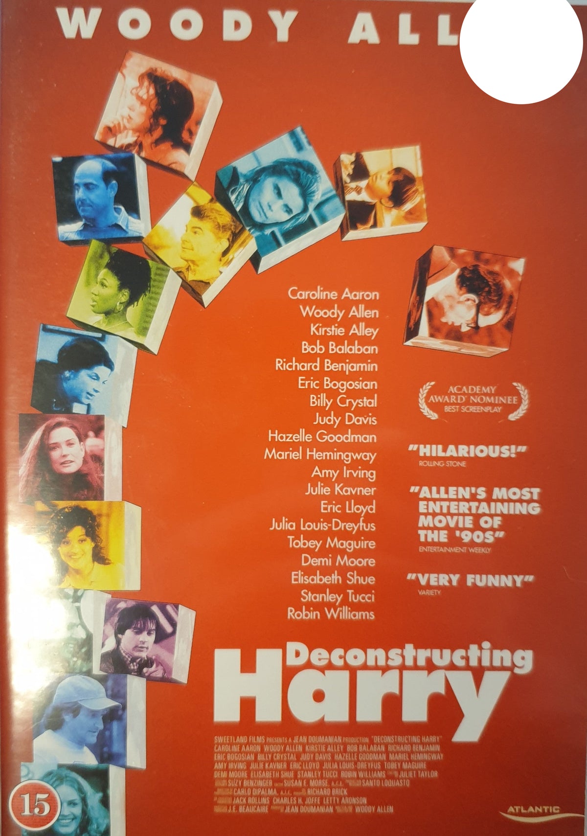 Deconstructing Harry / Harry bit för bit (1997) DVD – omslag