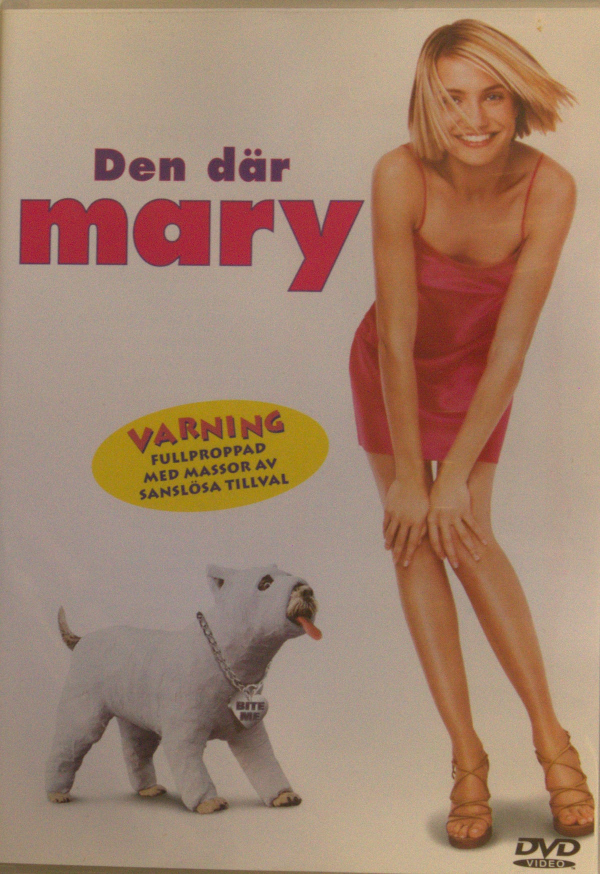 Den där Mary / There's Something About Mary (1998) DVD – omslag