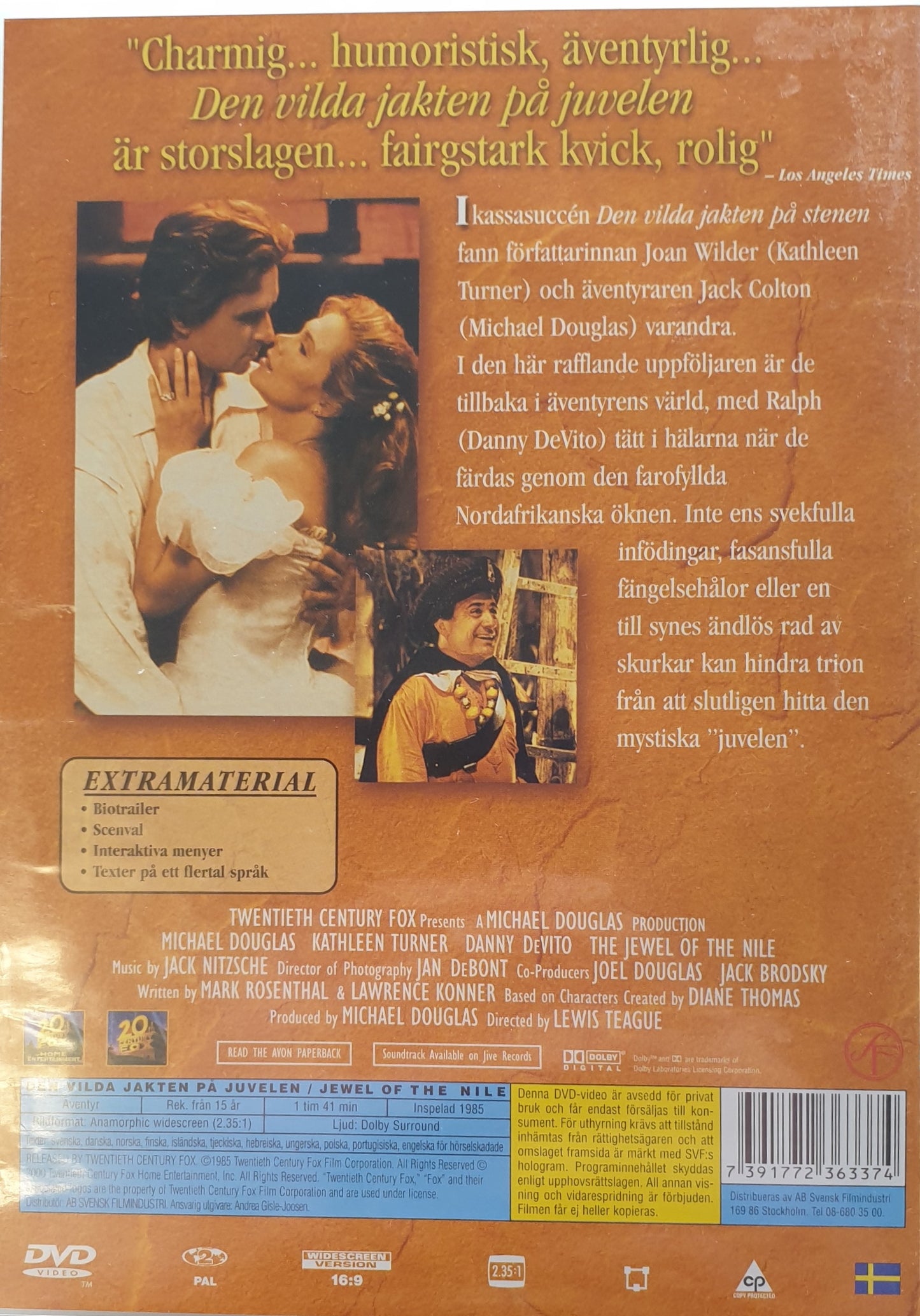 DEN VILDA JAKTEN PÅ JUVELEN / THE JEWEL OF THE NILE