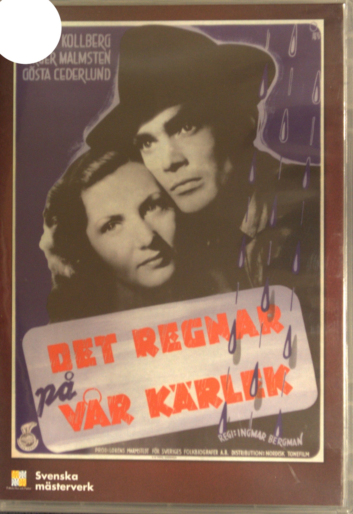Det regnar på vår kärlek (1946) DVD – omslag