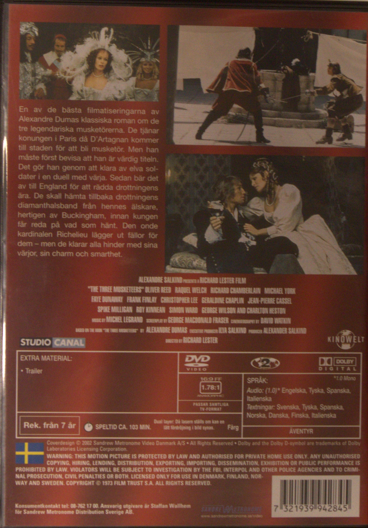 DE TRE MUSKETÖRERNA / THE THREE MUSKETEERS