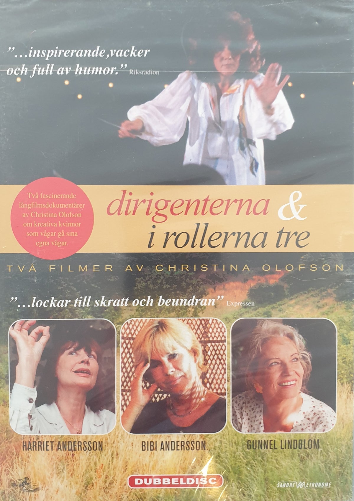 Dirigenterna / I rollerna tre – 2 filmer (1987) DVD – omslag