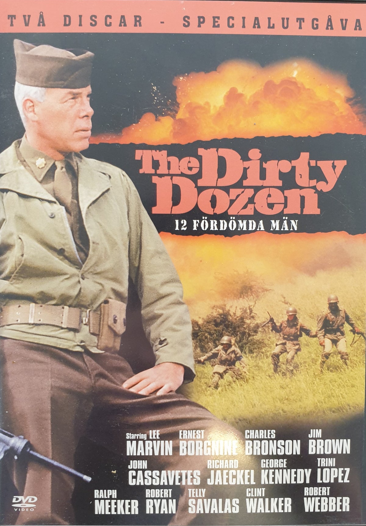 12 fördömda män / The Dirty Dozen – Specialutgåva (2 skivor) (1967) DVD – omslag